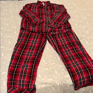 Red Plaid Pajama Set
